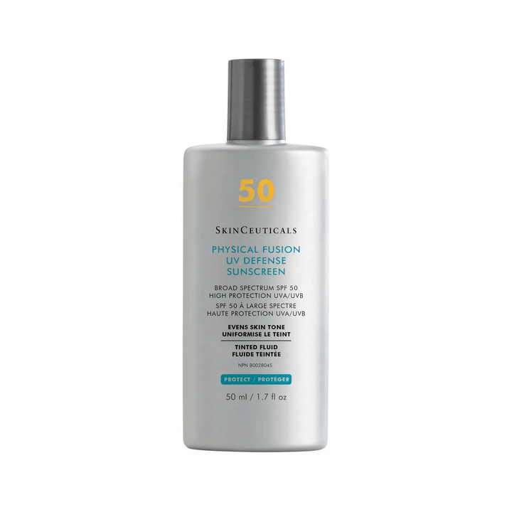 Physical Fusion UV Defense SPF 50 by SkinCeuticals available at Skin Vault at The Well in Toronto