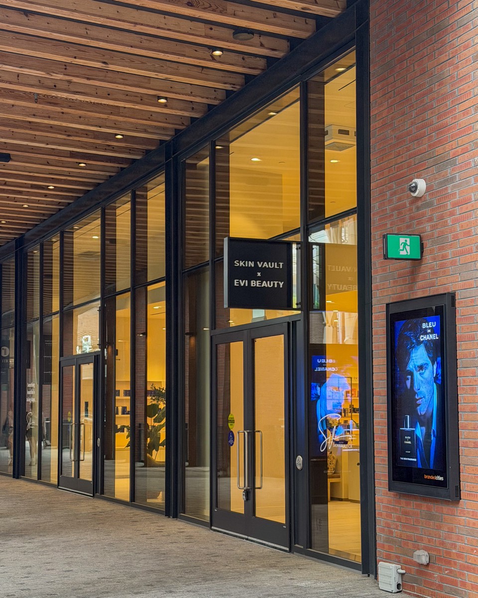 Skin Vault at The Well storefront on the Terrace Level in downtown Toronto